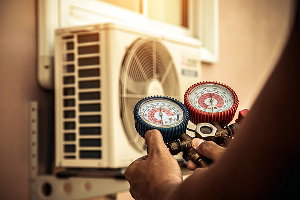 Professional Air Conditioning Service technician working in Ridgeland, MS